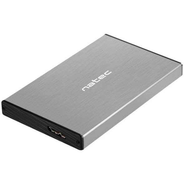 Kieszeń Natec 2.5" SATA - USB 3.0 Rhino Go Szara (NKZ-1281)
