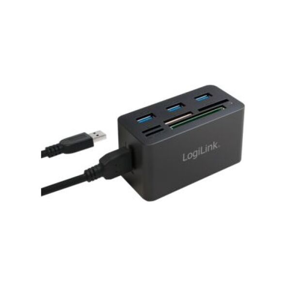 HUB USB LogiLink 1x CF 1x SD 1x M2 1x microSD  + 3x USB-A 3.0 (CR0042)