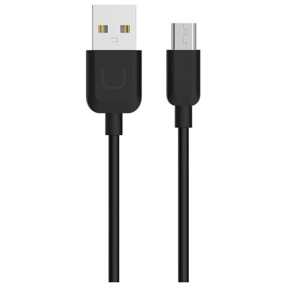 Kabel USB Usams USB-A - microUSB 1 m Czarny (MICUSBXD01)