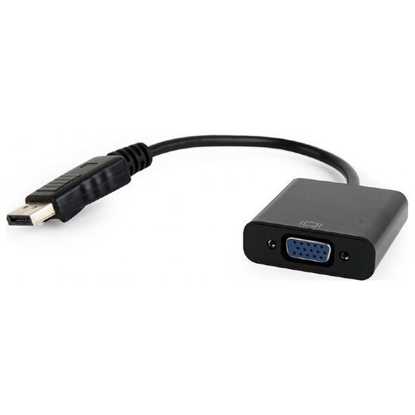 Adapter AV Gembird DisplayPort - D-Sub (VGA) czarny (AB-DPM-VGAF-02)
