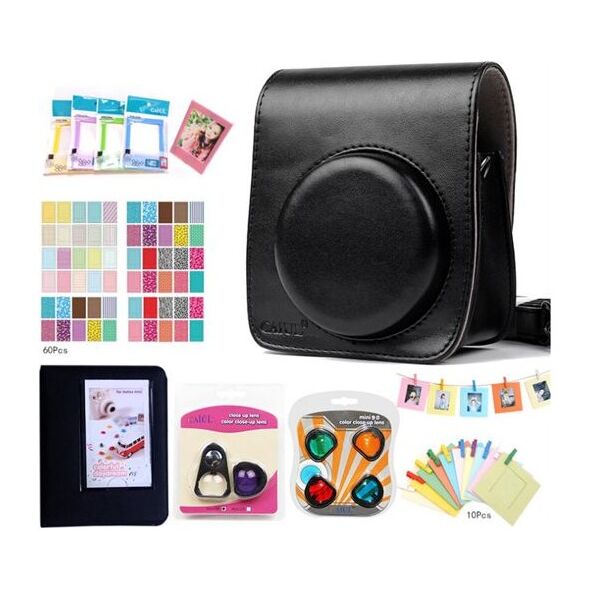 Pokrowiec Caiul Zestaw 8w1 Futerał + Album + Ramki + Filtry Do Fujifilm Instax Mini 90