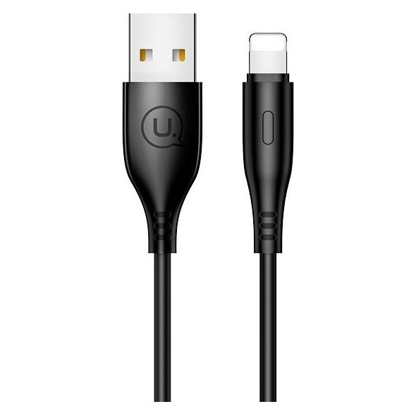 Kabel USB Usams USB-A - Lightning 1 m Czarny (SJ266USB01)