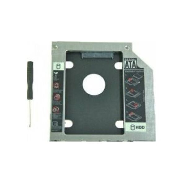 Kieszeń Qoltec na drugi dysk 2.5 HDD 12.7 mm (51869)