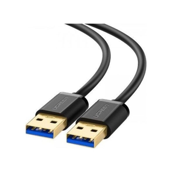 Kabel USB Ugreen USB-A - USB-A 2 m Czarny (10371)