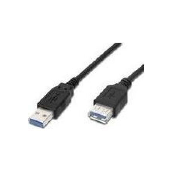 Kabel USB PremiumCord USB-A - USB-A 2 m Czarny (ku3paa2bk)