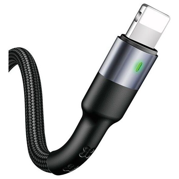 Kabel USB Usams USB-A - Lightning 1 m Czarny