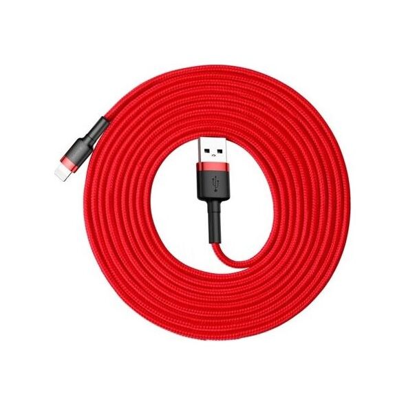 Kabel USB Baseus USB-A - Lightning 3 m Czerwony (CALKLF-R09)