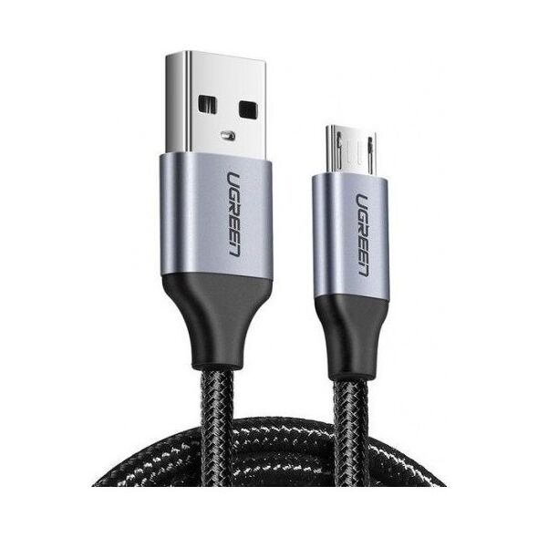 Kabel USB Ugreen USB-A - microUSB 1.5 m Szary (60147)