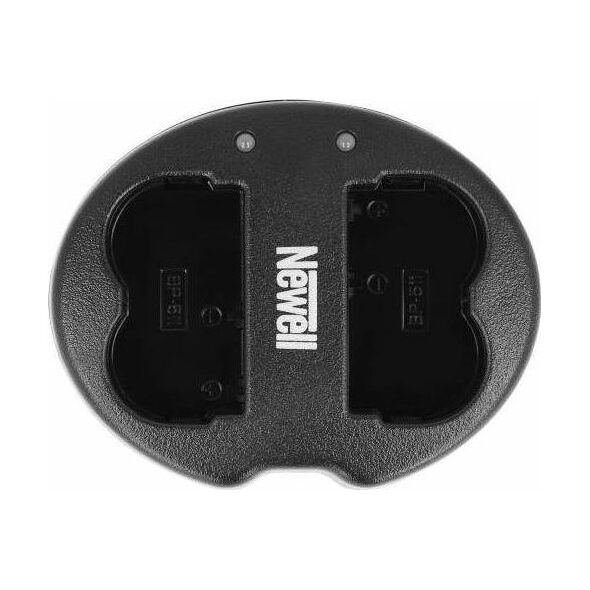 Ładowarka do aparatu Newell Ładowarka dwukanałowa Newell SDC-USB do akumulatorów BP-511