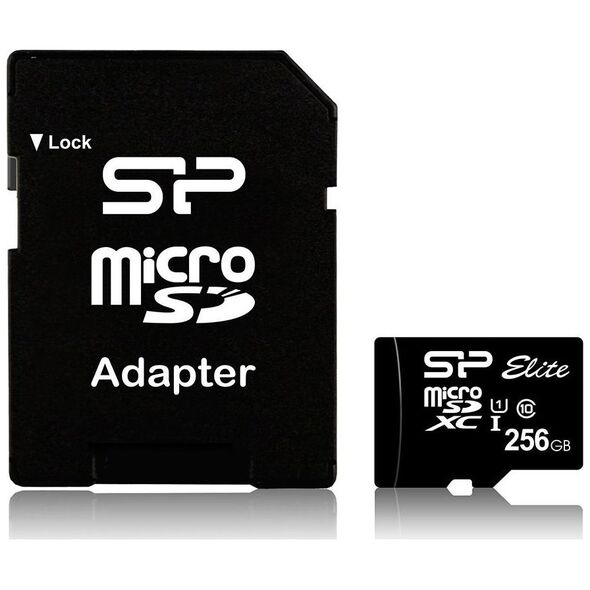 Karta Silicon Power Elite MicroSDXC 256 GB Class 10 UHS-I/U1  (SP256GBSTXBU1V10SP)