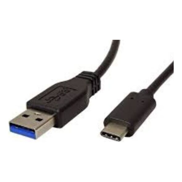 Kabel USB Neutralle USB-A - USB-C 1 m Czarny