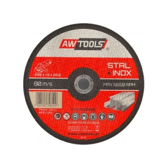 AWTools tarcza do metalu 230x1,9x22,2mm (AW49006)