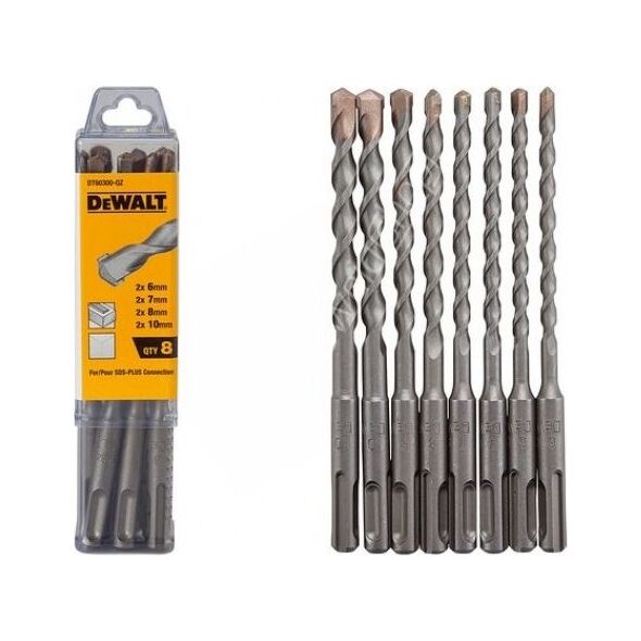 Wiertło Dewalt do betonu SDS+ 7 6 10 8mm zestaw (DT60300-QZ)