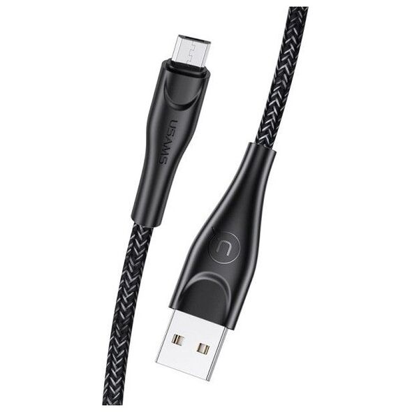 Kabel USB Usams USB-A - microUSB 1 m Czarny (63791-uniw)
