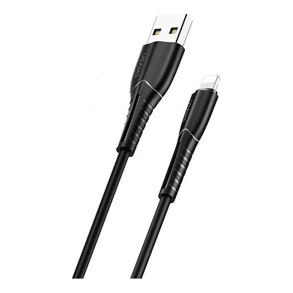 Kabel USB Usams USB-A - Lightning 1 m Czarny (63868-uniw)