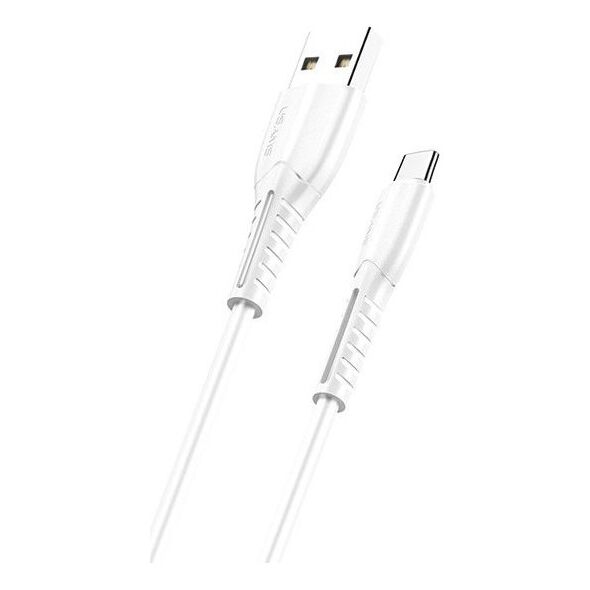Kabel USB Usams USB-A - microUSB 1 m Biały (63869-uniw)