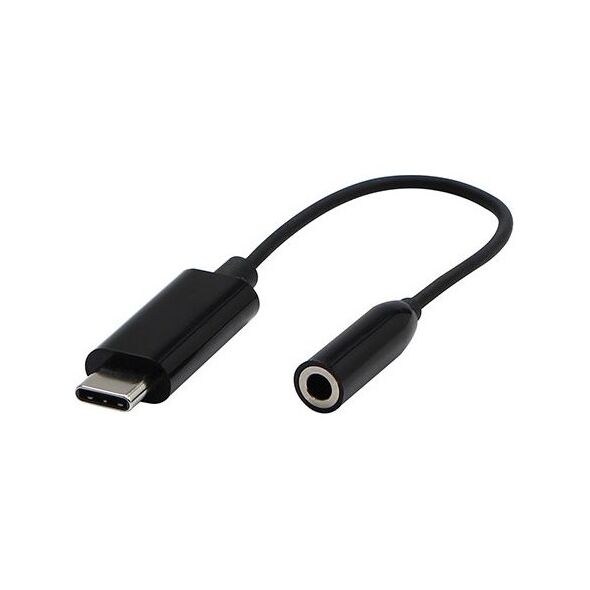 Adapter USB USB-C - Jack 3.5mm Czarny