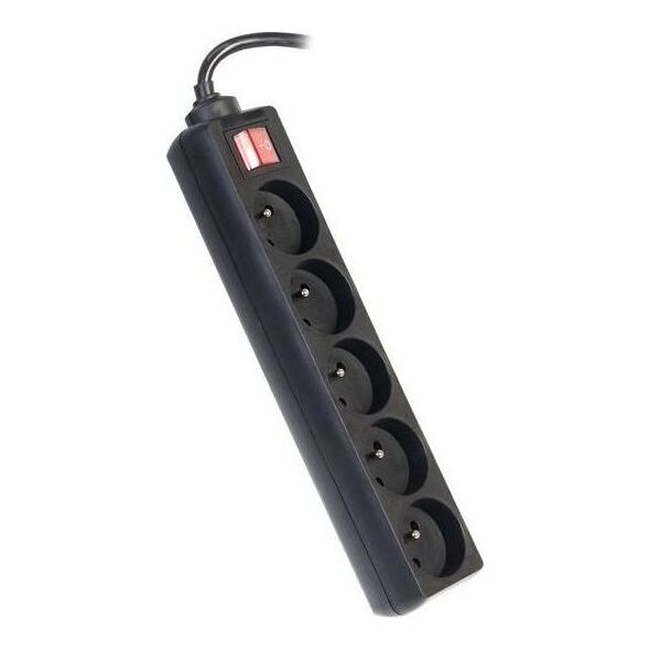 Listwa zasilająca PremiumCord 5 gniazd 3 m czarna (ppa5k-03bk)