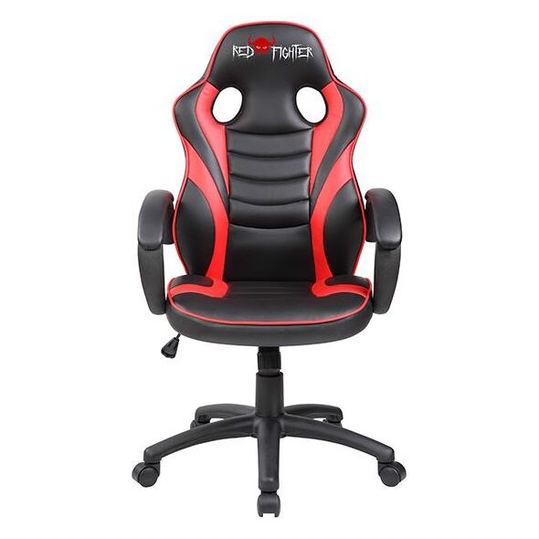Fotel Red Fighter C6 Czarno-czerwony