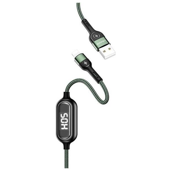 Kabel USB Usams USB-A - Lightning 1.2 m Czarny (63801-uniw)