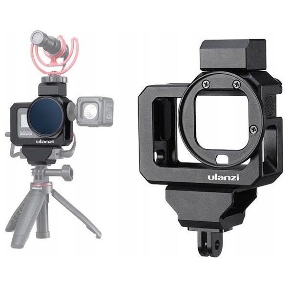 Ulanzi Klatka / Ramka Aluminiowa + 3x Adapter do Gopro 8 Black