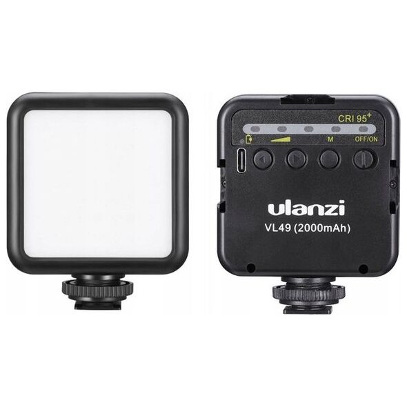 Ulanzi Lampa Diodowa Led 49 2000 Mah Ulanzi Vl49 Do Gimbala / Aparatu / Kamery / Telefonu