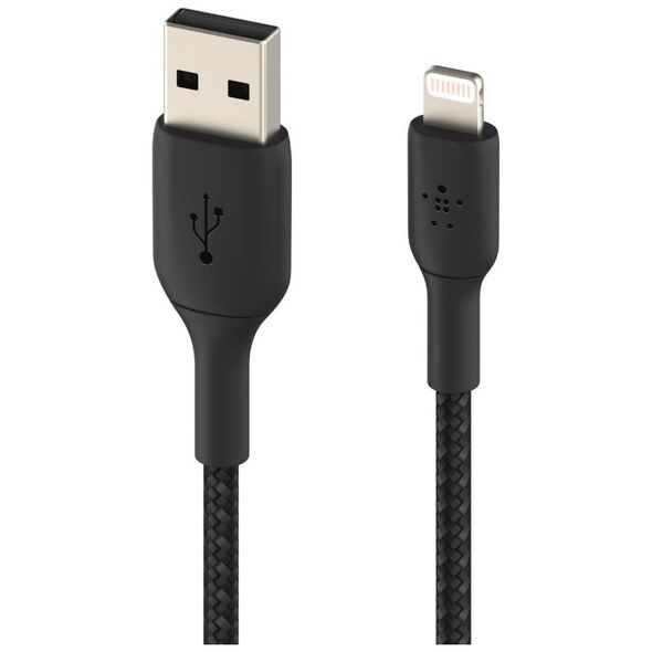 Kabel USB Belkin USB-A - Lightning 2 m Czarny (CAA002bt2MBK)