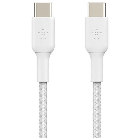 Kabel USB Belkin USB-C - USB-C 1 m Biały (CAB004bt1MWH)