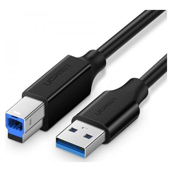 Kabel USB Ugreen USB-A - USB-B 2 m Czarny (UGR408BLK)
