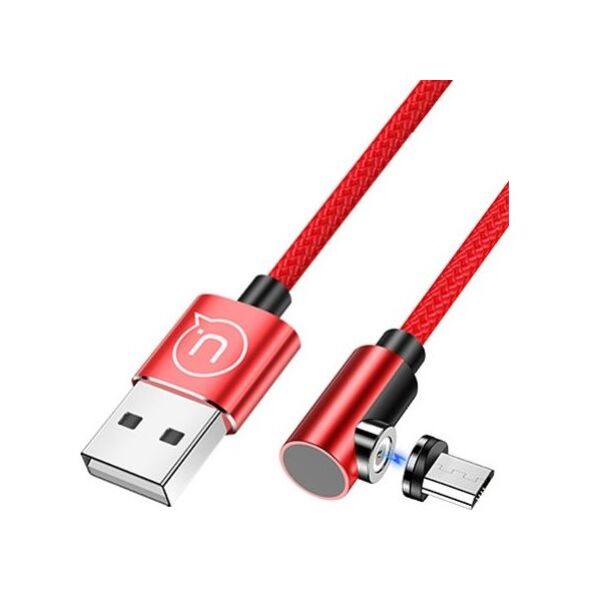 Kabel USB Usams USB-A - microUSB 1 m Czerwony (63291)