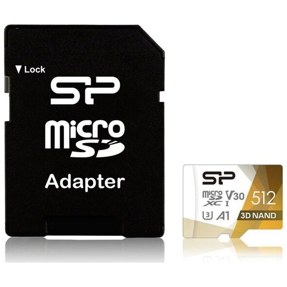 Karta Silicon Power Superior Pro Colorful MicroSDXC 512 GB Class 10 UHS-I/U3 A1 V30 (SP512GBSTXDU3V20AB)