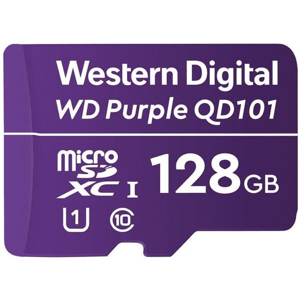 Karta WD Purple MicroSDXC 128 GB Class 10 UHS-I/U1  (WDD128G1P0C)