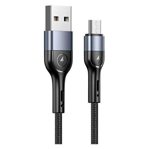 Kabel USB Usams USB-A - microUSB 1 m Czarny (112225)