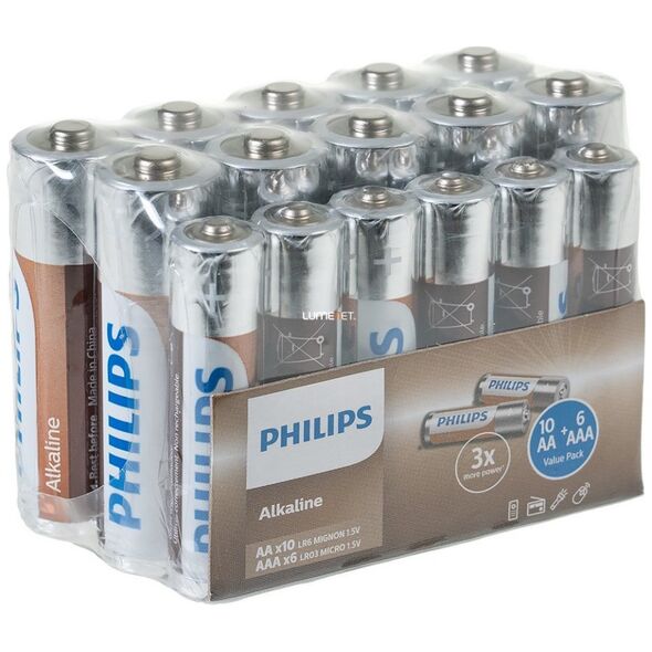 Philips Bateria Zestaw 16 szt.