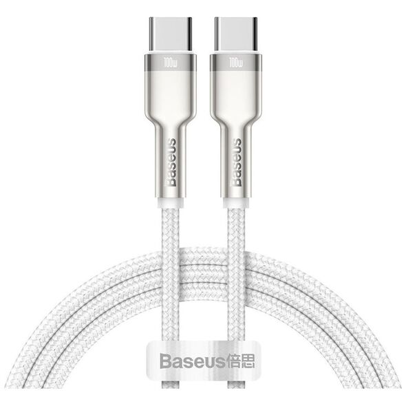 Kabel USB Baseus USB-C - USB-C 1 m Biały (baseus_20210316150659)