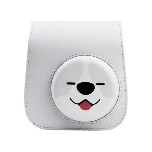 Pokrowiec LoveInstant Futerał Etui Pokrowiec Do Fujifilm Instax Mini 11 Piesek Szary