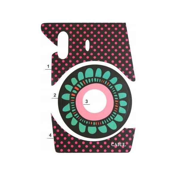LoveInstant Skórka Skóra Naklejka Do Fujifilm Instax Mini 8 - Czarny