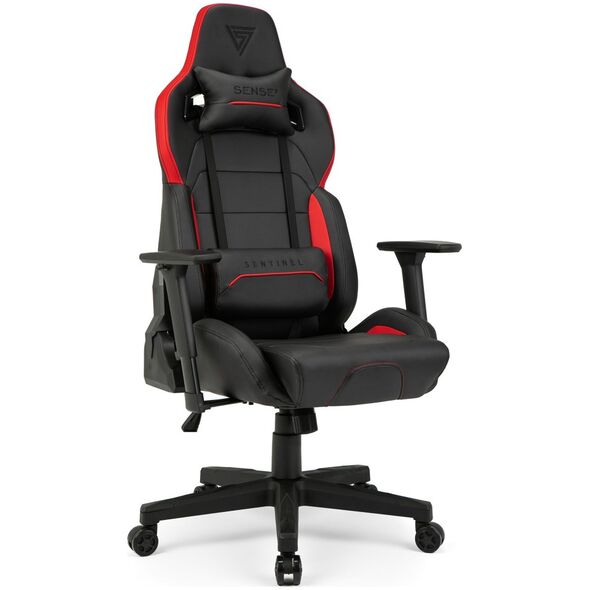 Fotel SENSE7 Sentinel czarno-czerwony