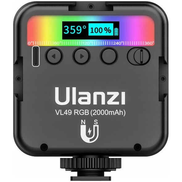 Ulanzi Lampa Diodowa Led Regulacja Koloru / Ulanzi Vl49 Rgb