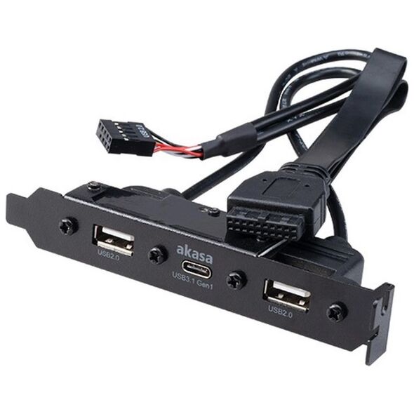 Akasa Wewnętrzny kabel adaptera Akasa USB 3.1 Gen 1 (AK-CBUB53-40BK)