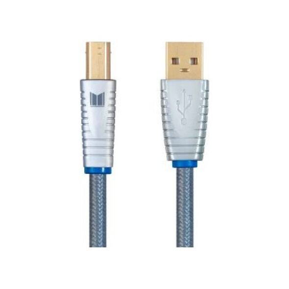 Kabel USB Monoprice USB-A - USB-B 1 m Srebrny