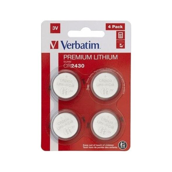 Verbatim Bateria Premium CR2430 4 szt.