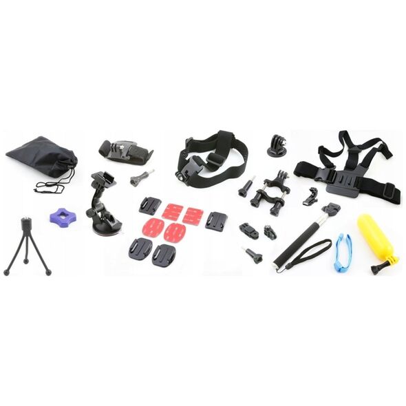 Xrec Akcesoria Do Kamer Sporotwych Gopro Hero 4 3+ 3 + 2 1 / Sjcam Sj4000 Sj5000 Sj6000 Sj7000