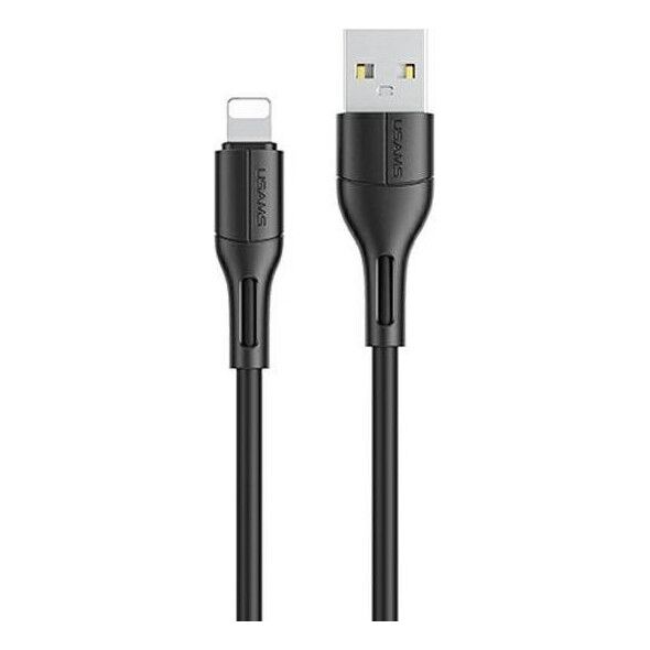 Kabel USB Usams USB-A - Lightning 1 m Czarny (SJ500USB01)
