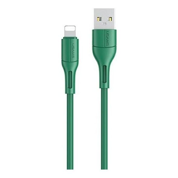 Kabel USB Usams USB-A - Lightning 1 m Zielony (SJ500USB04)