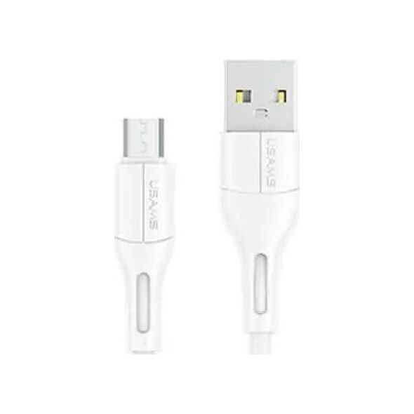 Kabel USB Usams USB-A - microUSB 1 m Biały (SJ502USB02)