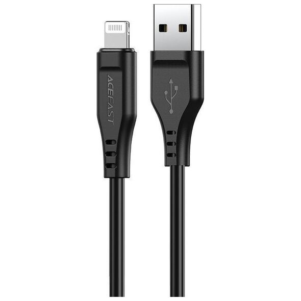 Kabel USB Acefast USB-A - Lightning 1.2 m Czarny (6974316280828)