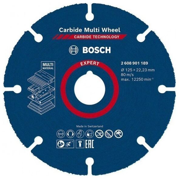 Bosch Tarcze tnące EXPERT Carbide Multi Wheel 125 mm, 22,23 mm