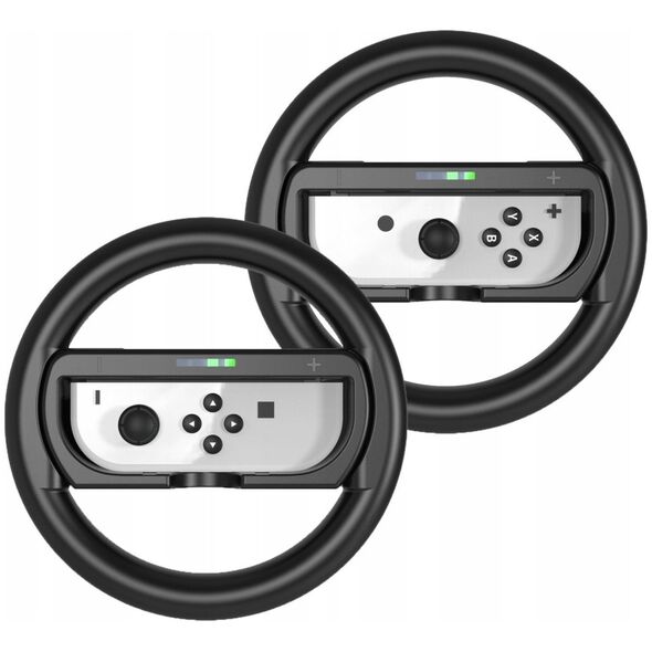 JYS 2x Kierownica + Uchwyt 2w1 do Nintendo Switch OLED i Nintendo Switch