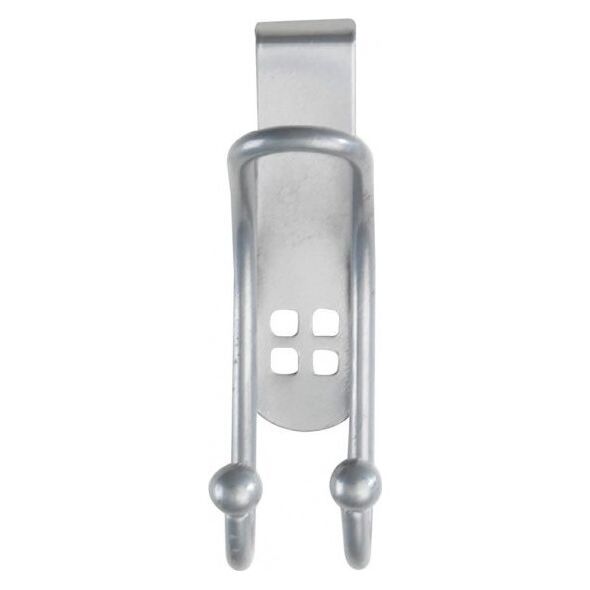 Wenko haki drzwiowe 3,2 x 9,5 x 6 cm stal nierdzewna srebrna 2 sztuki